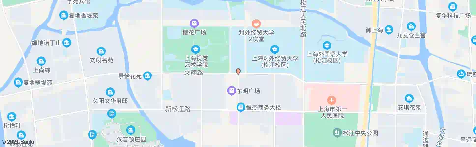 上海江学路文翔路_公交站地图_上海公交_妙搜公交查询2025