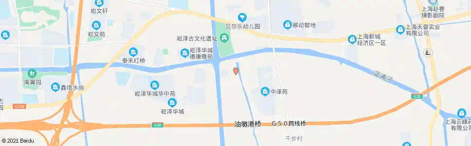 上海沪青平公路崧泽村_公交站地图_上海公交_妙搜公交查询2025