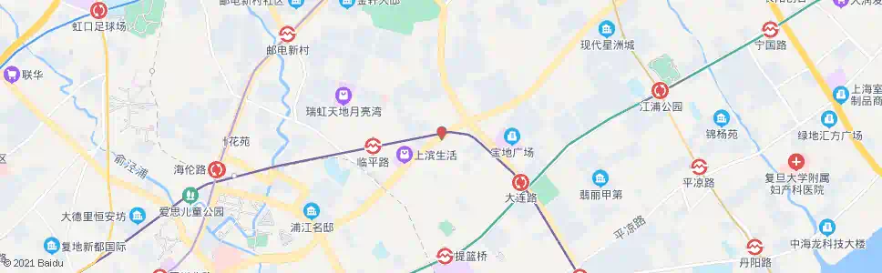 上海周家嘴路保定路_公交站地图_上海公交_妙搜公交查询2025