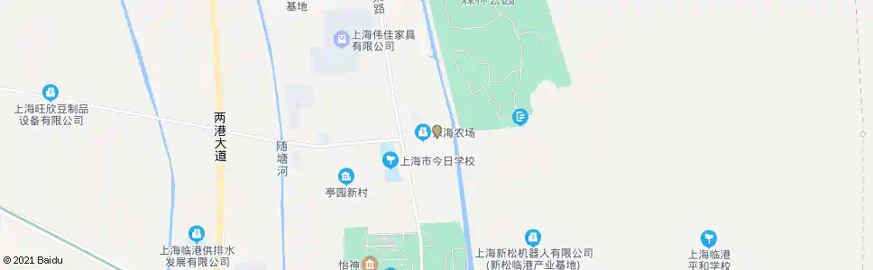 上海东海农场_公交站地图_上海公交_妙搜公交查询2025