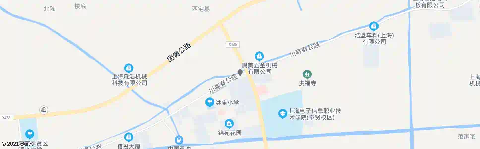 上海川南奉公路瓦洪公路_公交站地图_上海公交_妙搜公交查询2025