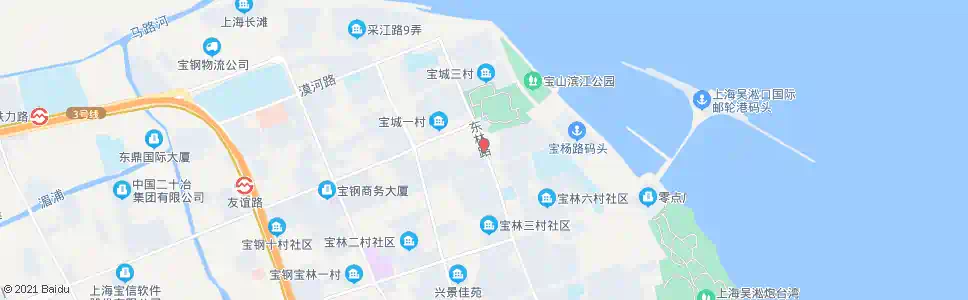 上海东林路友谊路_公交站地图_上海公交_妙搜公交查询2025