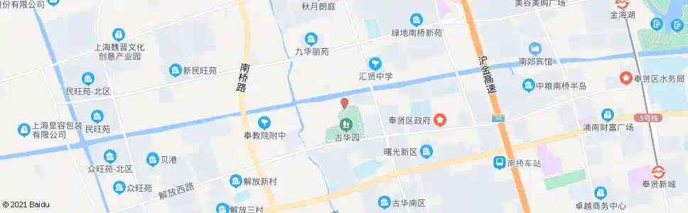 上海新建中路古华园路_公交站地图_上海公交_妙搜公交查询2025