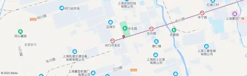 上海昆阳路东川路(招呼站)_公交站地图_上海公交_妙搜公交查询2025