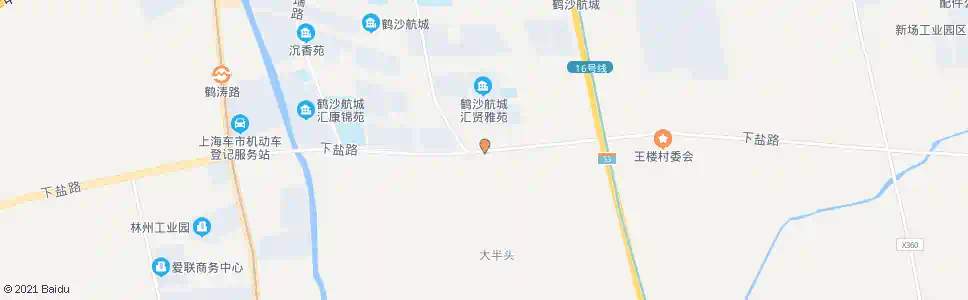 上海下盐公路鹤恒路_公交站地图_上海公交_妙搜公交查询2025