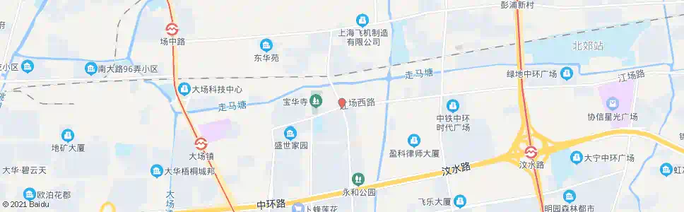 上海江场西路原平路_公交站地图_上海公交_妙搜公交查询2025