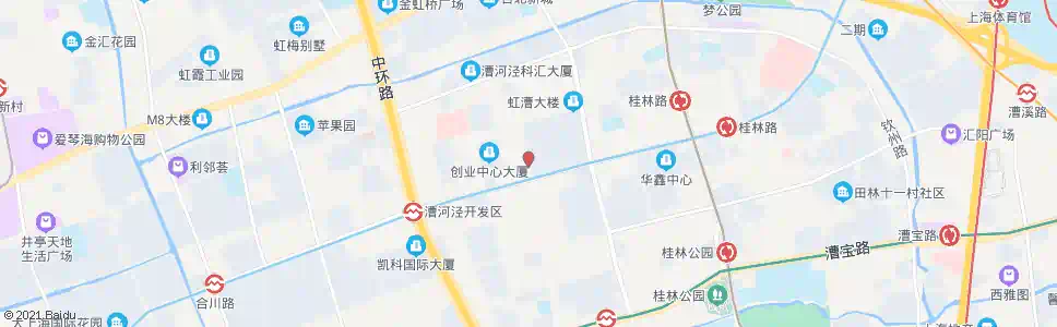 上海宜山路桂箐路_公交站地图_上海公交_妙搜公交查询2025