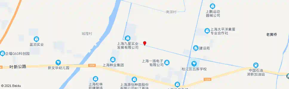 上海叶新支路_公交站地图_上海公交_妙搜公交查询2025