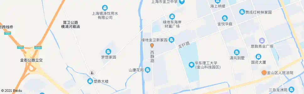 上海西静路龙皓路_公交站地图_上海公交_妙搜公交查询2025