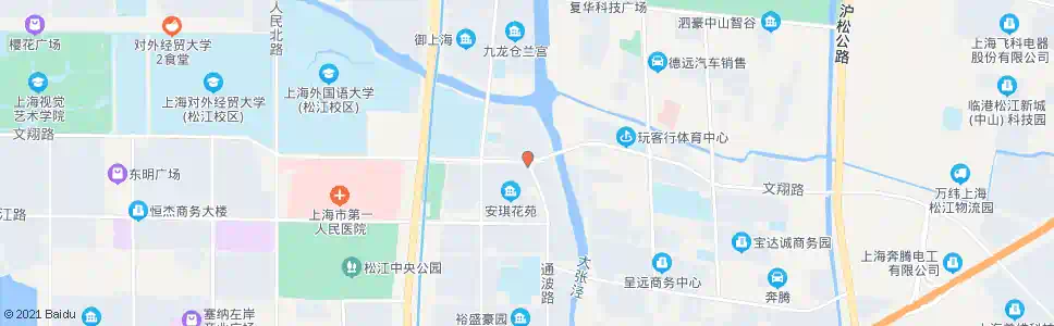 上海文翔路通波路_公交站地图_上海公交_妙搜公交查询2025