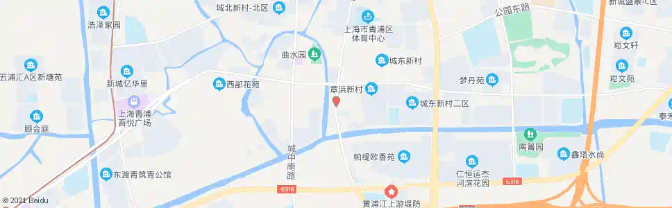 上海青松路城中东路_公交站地图_上海公交_妙搜公交查询2025