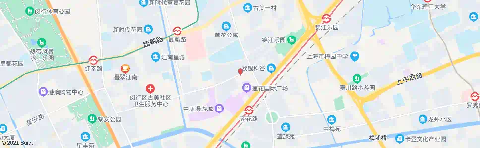 上海古美西路古方路_公交站地图_上海公交_妙搜公交查询2025