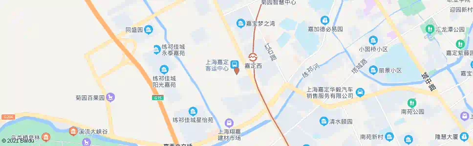 上海嘉定南门(客运中心)_公交站地图_上海公交_妙搜公交查询2025