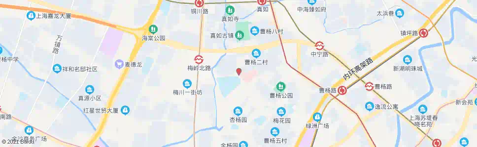 上海兰溪路梅岭北路_公交站地图_上海公交_妙搜公交查询2025