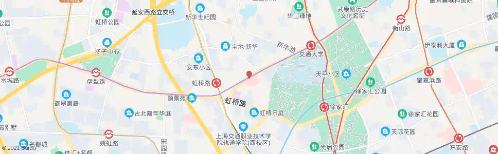 上海淮海西路左家宅_公交站地图_上海公交_妙搜公交查询2025