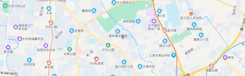 上海运城路大宁路_公交站地图_上海公交_妙搜公交查询2025
