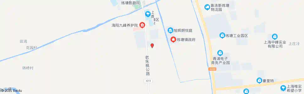 上海章练塘路老朱枫公路_公交站地图_上海公交_妙搜公交查询2025