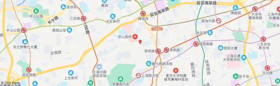 上海乌鲁木齐中路安福路_公交站地图_上海公交_妙搜公交查询2025