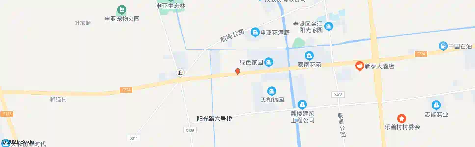 上海大叶公路泰西路_公交站地图_上海公交_妙搜公交查询2025