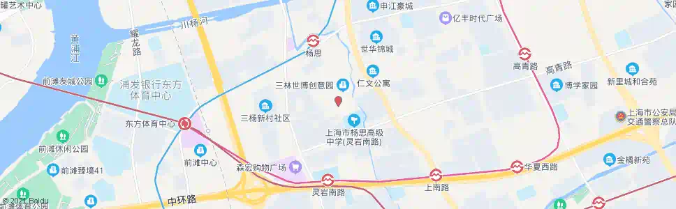 上海海阳路灵岩南路_公交站地图_上海公交_妙搜公交查询2025