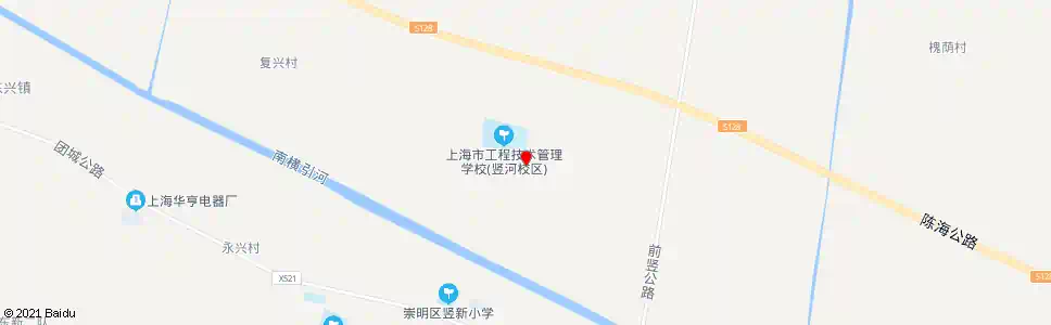上海竖河职校_公交站地图_上海公交_妙搜公交查询2025