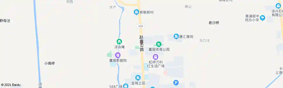上海赵重公路马家泾_公交站地图_上海公交_妙搜公交查询2025