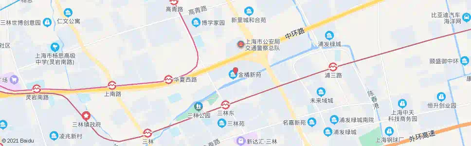 上海尚博路环林东路_公交站地图_上海公交_妙搜公交查询2025