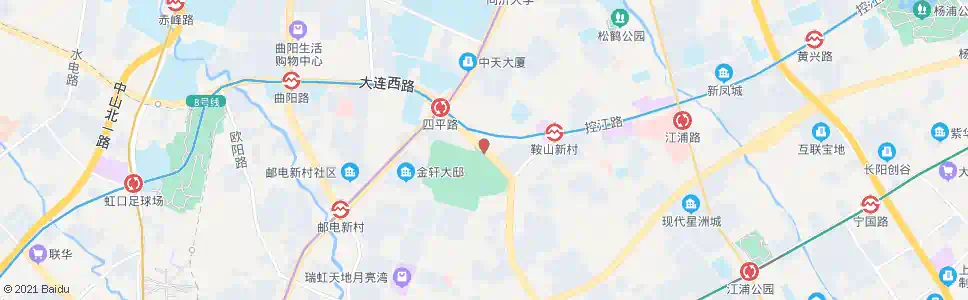 上海和平公园_公交站地图_上海公交_妙搜公交查询2025