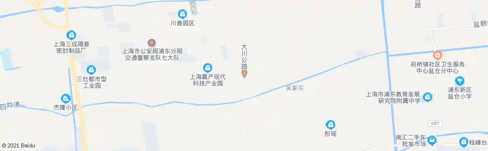 上海大川公路浦红西路_公交站地图_上海公交_妙搜公交查询2025