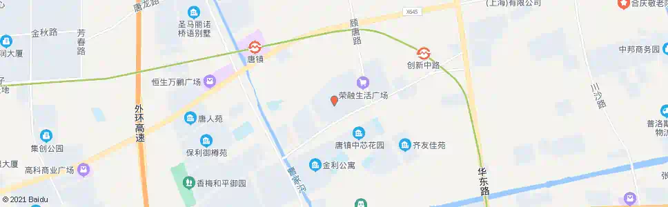 上海创新西路绿波城_公交站地图_上海公交_妙搜公交查询2025