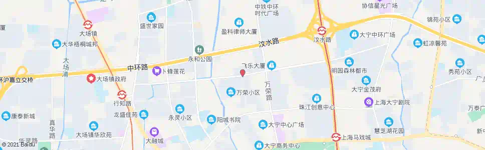 上海永和路万荣小区_公交站地图_上海公交_妙搜公交查询2025