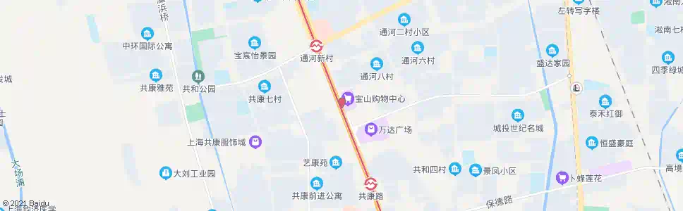 上海共江路共和新路_公交站地图_上海公交_妙搜公交查询2025