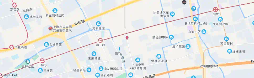上海锦绣路御桥路_公交站地图_上海公交_妙搜公交查询2025