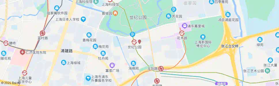 上海梅花路白杨路_公交站地图_上海公交_妙搜公交查询2025