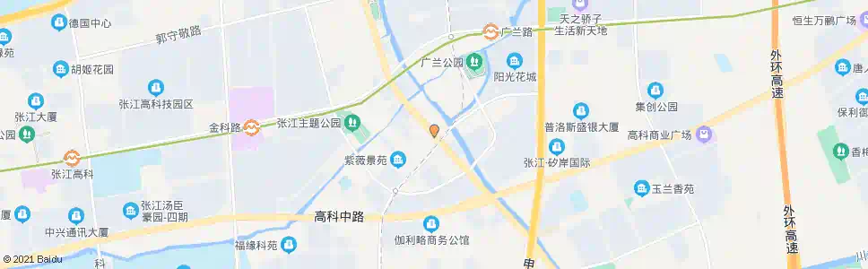 上海张江路紫薇路_公交站地图_上海公交_妙搜公交查询2025