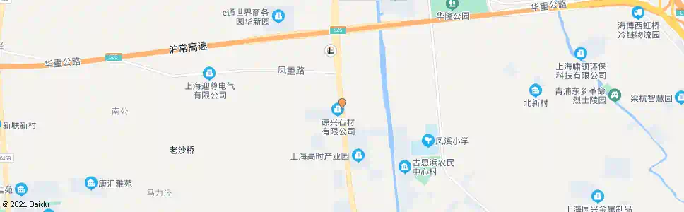 上海嘉松中路范家坟桥_公交站地图_上海公交_妙搜公交查询2025