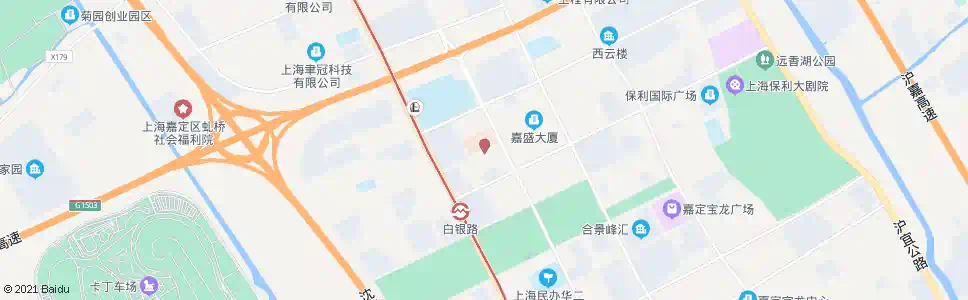 上海高台路合作路_公交站地图_上海公交_妙搜公交查询2025