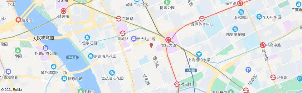 上海崂山路张杨路_公交站地图_上海公交_妙搜公交查询2025