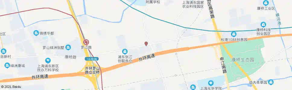 上海康桥东路康新路_公交站地图_上海公交_妙搜公交查询2025