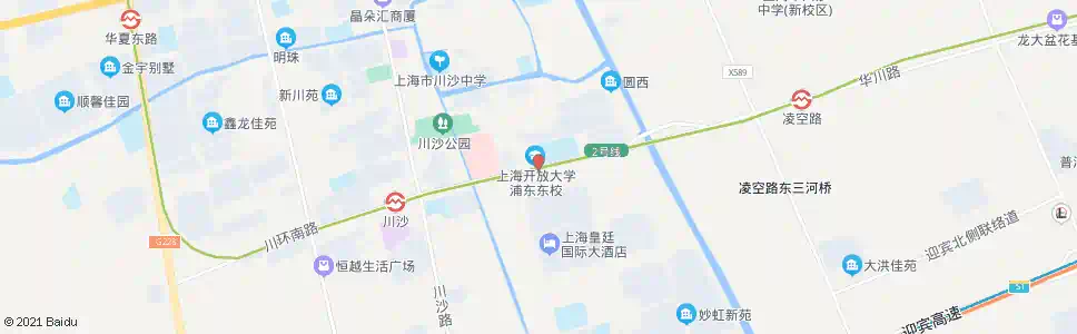上海川环南路川黄路_公交站地图_上海公交_妙搜公交查询2025