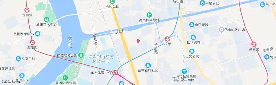 上海新杨路(招呼站)_公交站地图_上海公交_妙搜公交查询2025