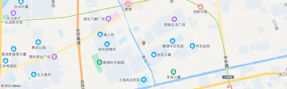 上海唐镇卫生院_公交站地图_上海公交_妙搜公交查询2025