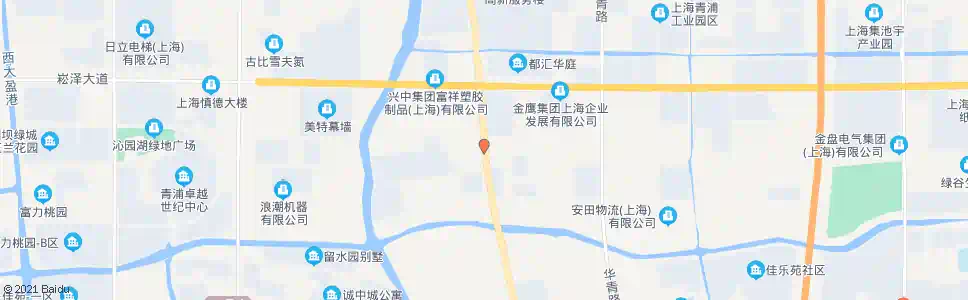 上海外青松公路新业路(招呼站)_公交站地图_上海公交_妙搜公交查询2025
