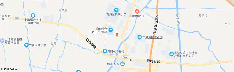 上海老白石公路外青松公路(招呼站)_公交站地图_上海公交_妙搜公交查询2025