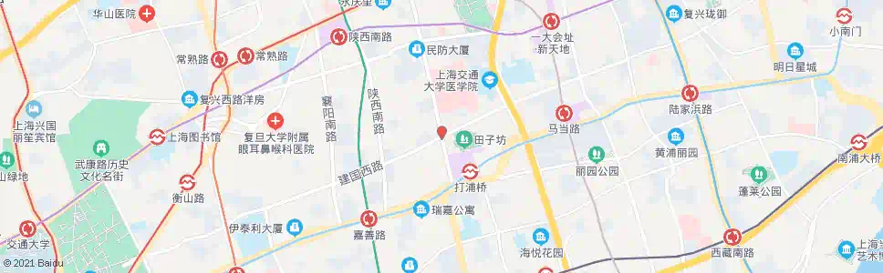 上海建国中路瑞金二路_公交站地图_上海公交_妙搜公交查询2025