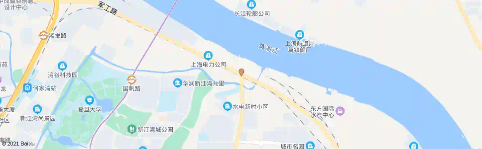 上海闸殷路军工路(闸殷路停车场)_公交站地图_上海公交_妙搜公交查询2025