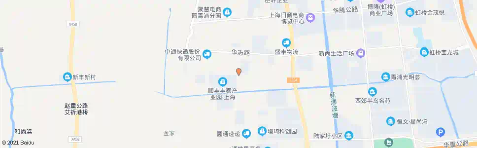 上海华南路新协路_公交站地图_上海公交_妙搜公交查询2025