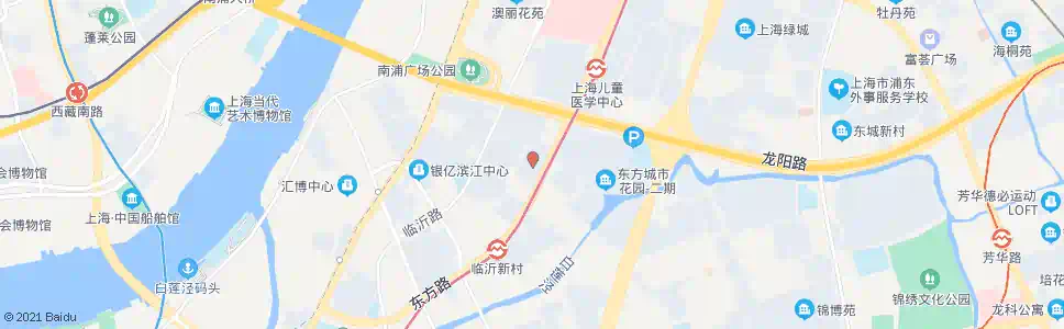 上海东方电视台(东方路东三里桥路)_公交站地图_上海公交_妙搜公交查询2025
