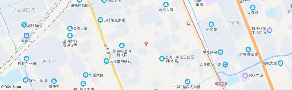 上海金都路春中路_公交站地图_上海公交_妙搜公交查询2025