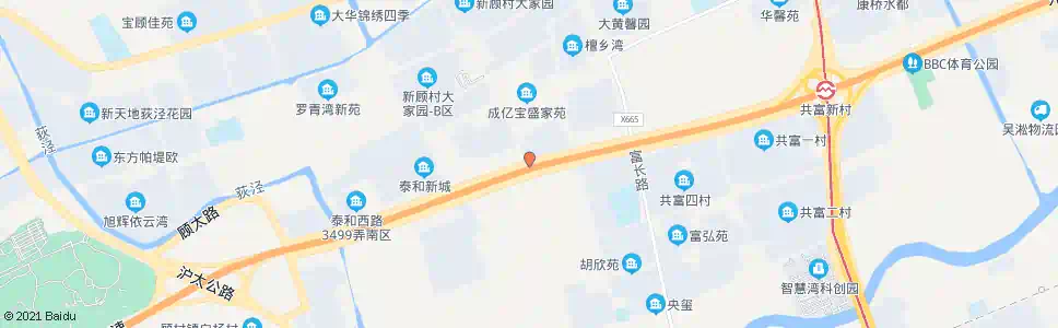 上海泰和西路富联路_公交站地图_上海公交_妙搜公交查询2025